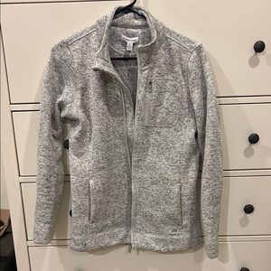 Gray Zip-Up Jacket